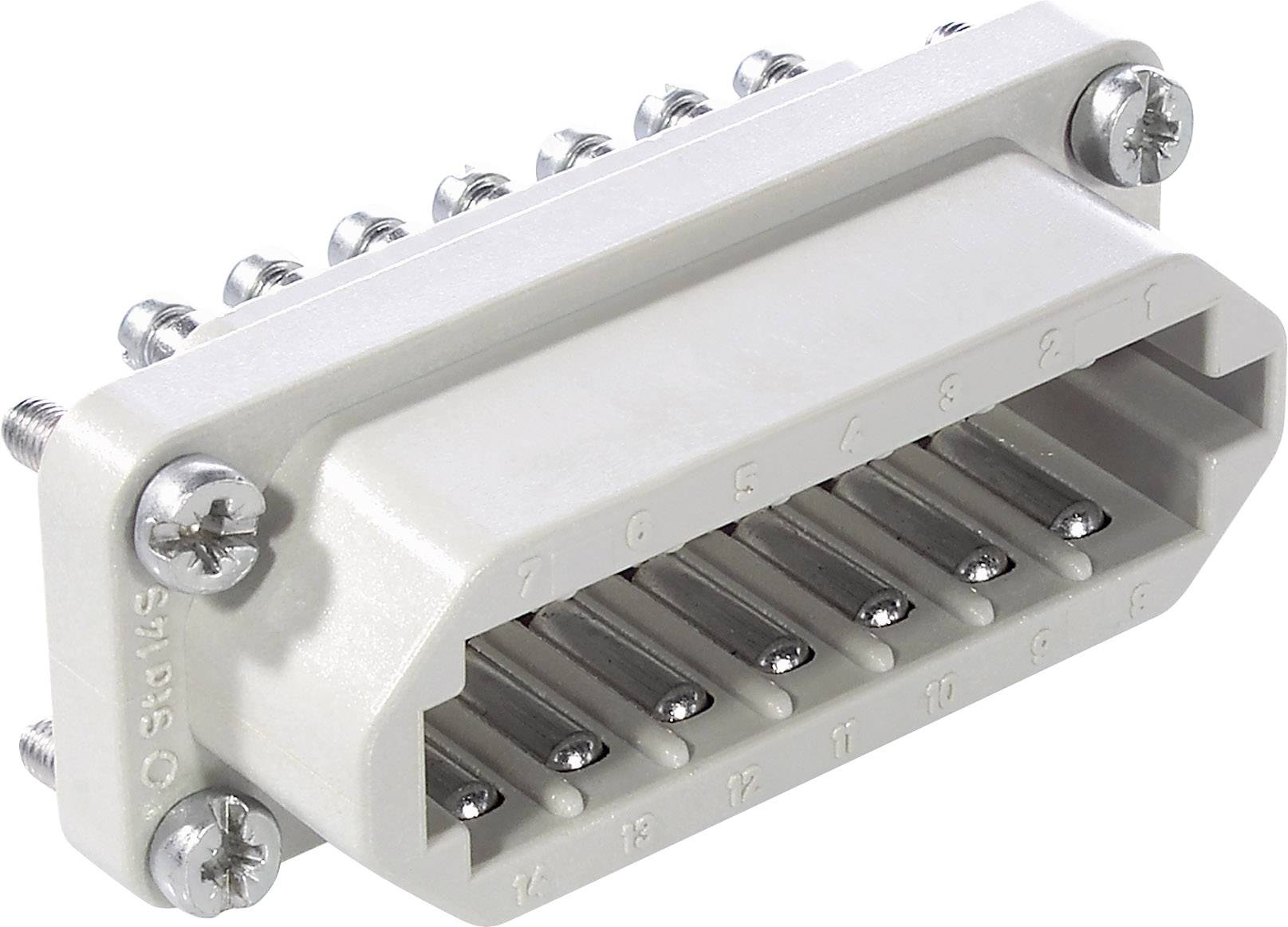 LAPP 10490200 Insert mâle EPIC® STA 14 Nombre total de pôles 14 5 pc(s)