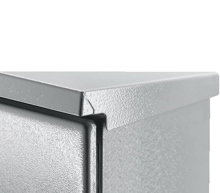 Toit antipluie Rittal 2501.500 Tôle d'acier gris clair (RAL 7035) (L x l) 380 mm x 210 mm