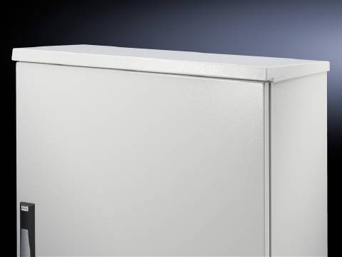 Toit antipluie Rittal 5001.360 Tôle d'acier gris clair (RAL 7035) (L x l) 1200 mm x 400 mm