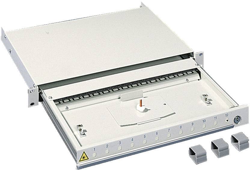 Tiroir pour cassettes d'épissure Rittal 7170.535 avec extension télescopique, avec 2 cassettes d'épissure 1 pc(s)