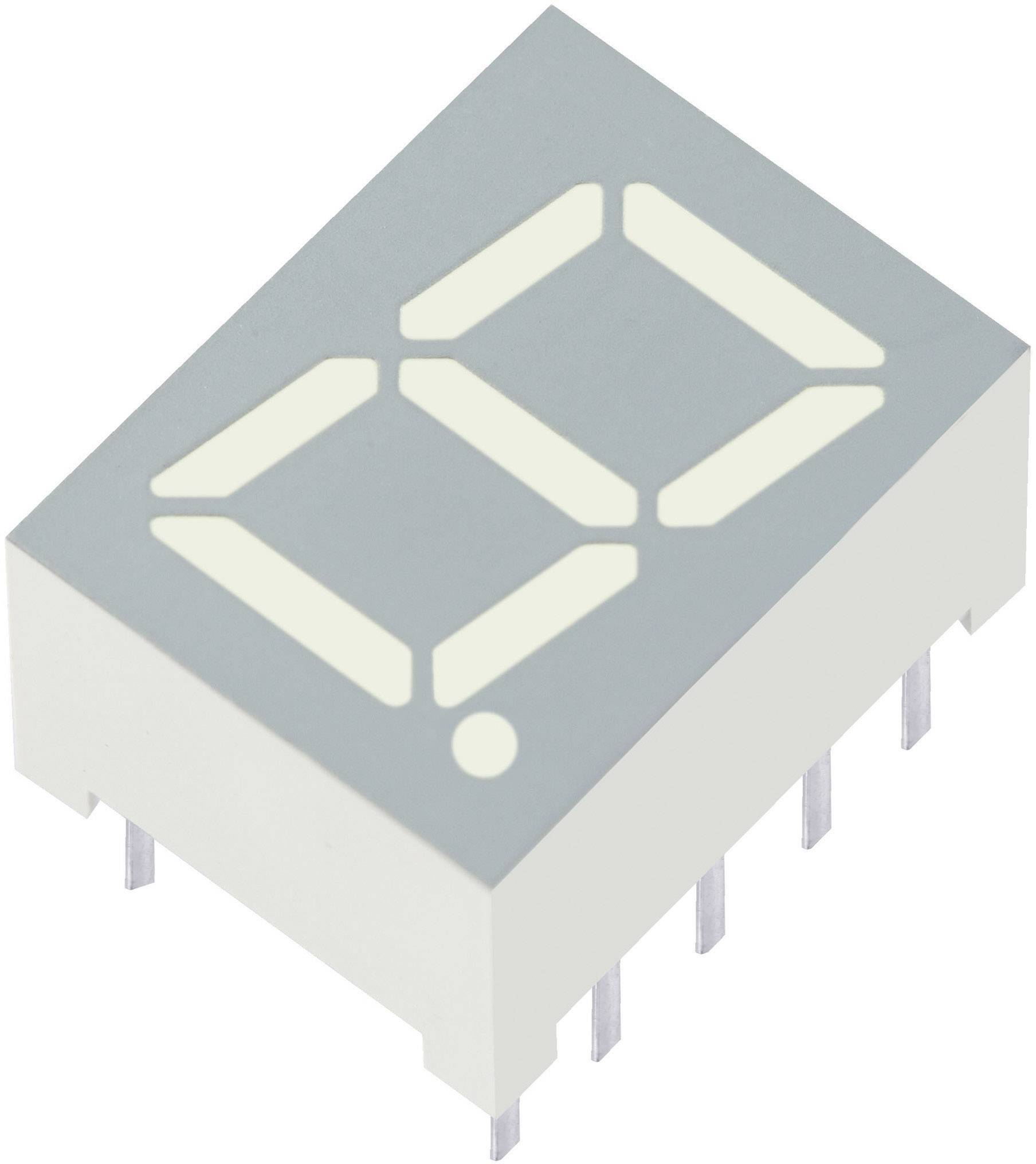 Kingbright Afficheur 7 segments rouge 9.9 mm 1.85 V Nombre de chiffres: 1 SA39-11SURKWA