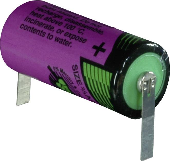 Pile spéciale 2/3 LR6 lithium Tadiran Batteries SL761T cosses à souder en U 3.6 V 1500 mAh 1 pc(s)