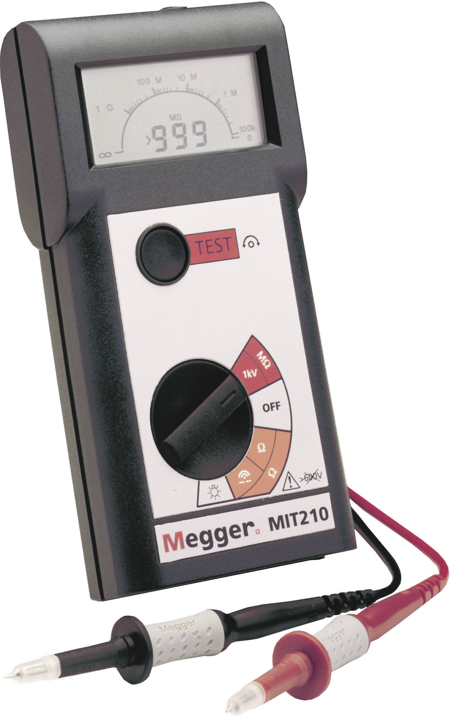 Megger MIT210-EN Appareil de mesure de l'isolation 1000 V 1000 MΩ