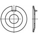 Rondelle frein d'écrou à ergot extérieur 43 mm acier étamé par galvanisation 25 pc(s) TOOLCRAFT 106676
