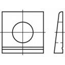 Cale oblique acier galvanisé 100 pc(s) TOOLCRAFT 106749