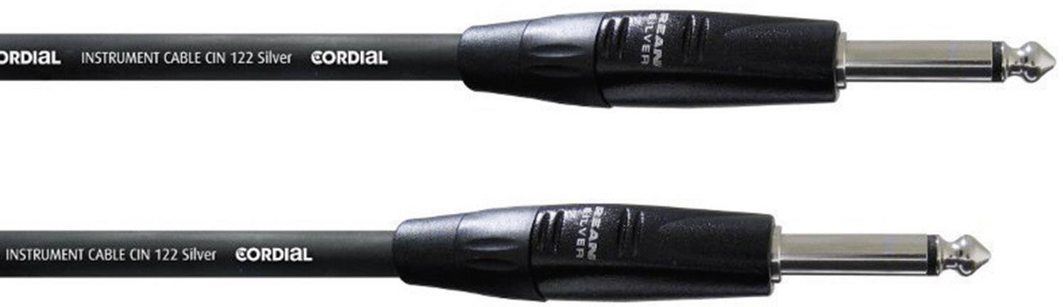 Cordon Cordial CII 6 PP Jack instruments [1x Jack mâle 6.35 mm - 1x Jack mâle 6.35 mm] 6.00 m noir