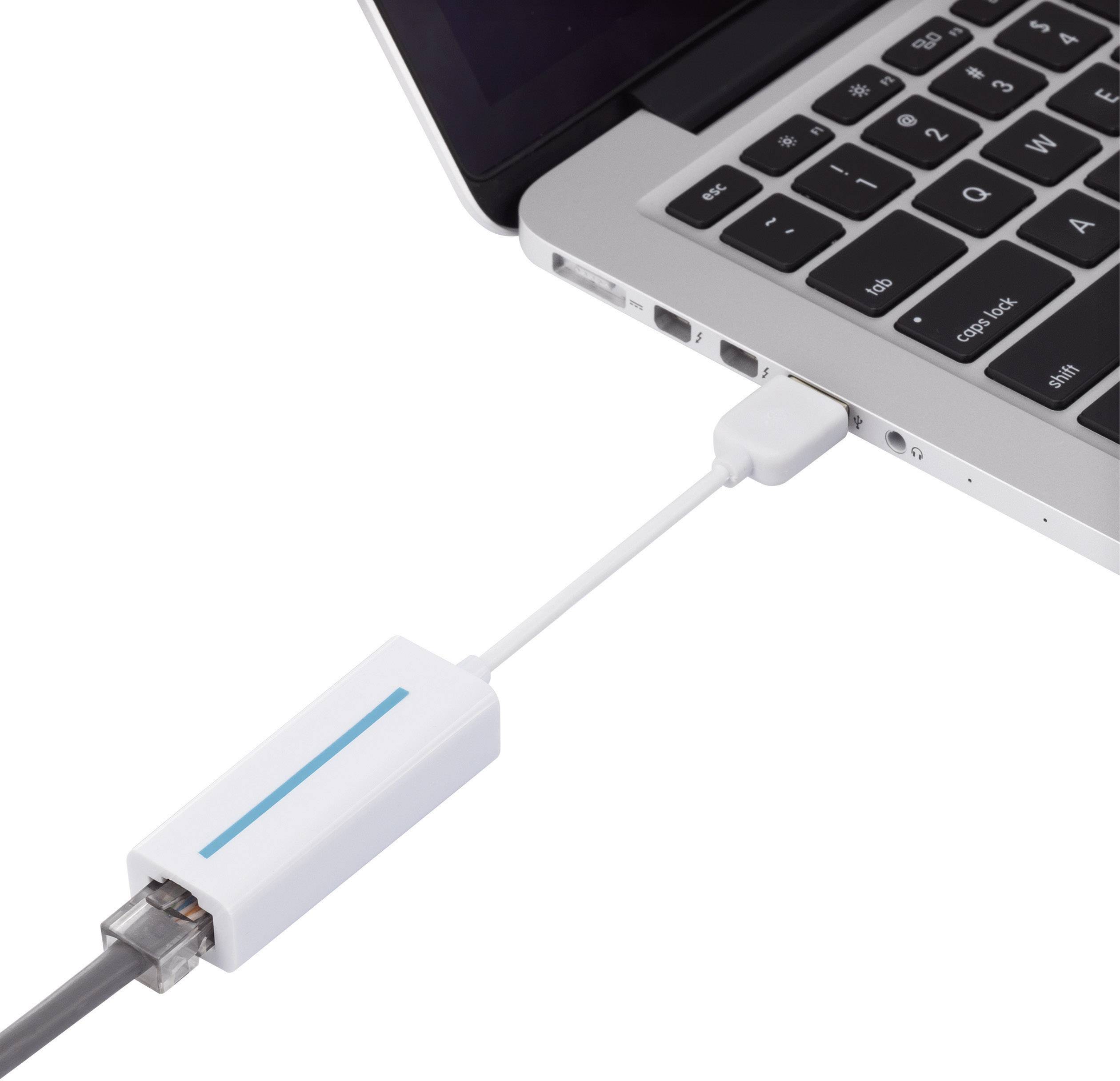 Adaptateur réseau Renkforce RF-4870798 USB 2.0, LAN (10/100 Mo/s)