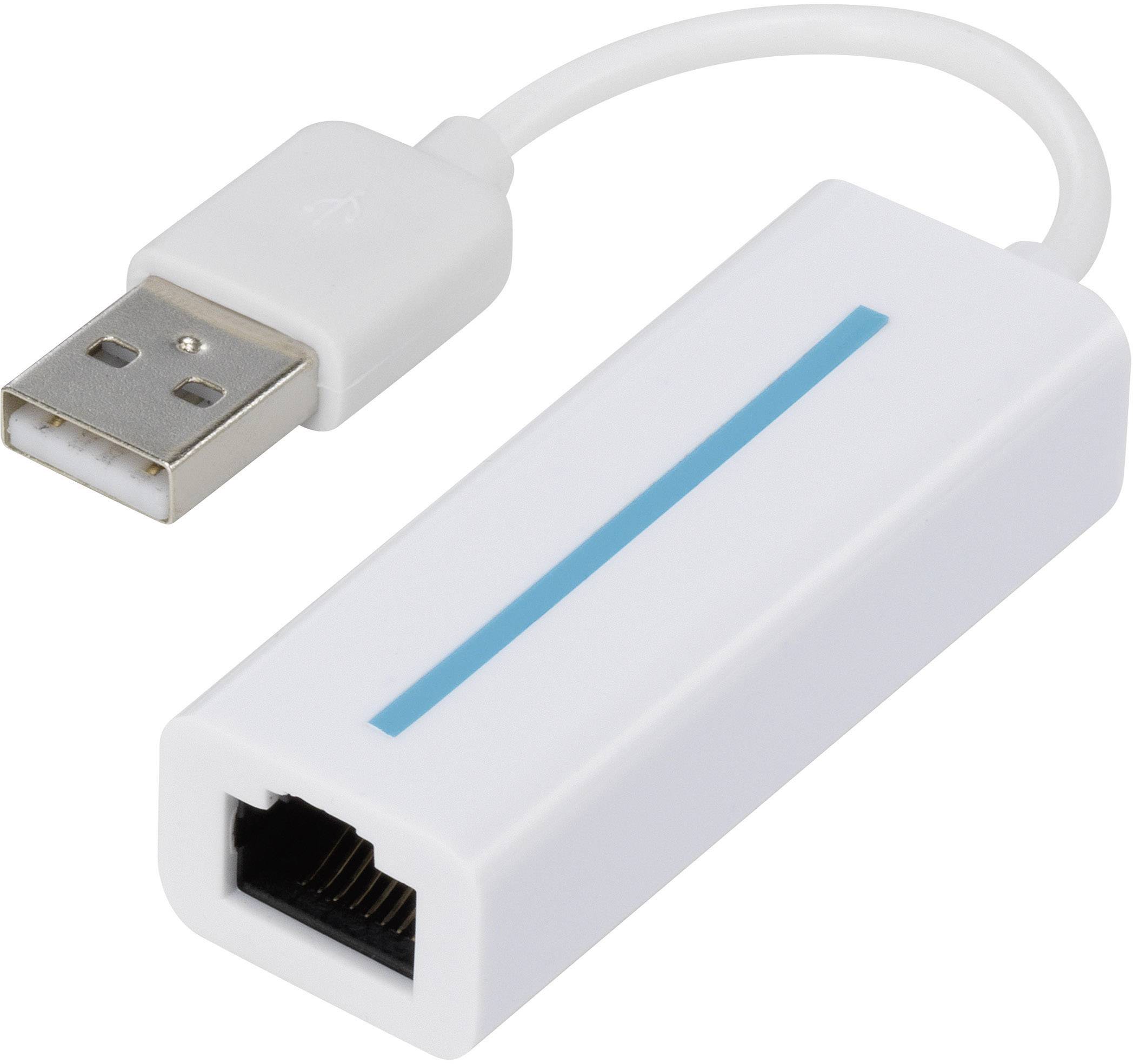 Adaptateur réseau Renkforce RF-4870798 USB 2.0, LAN (10/100 Mo/s)