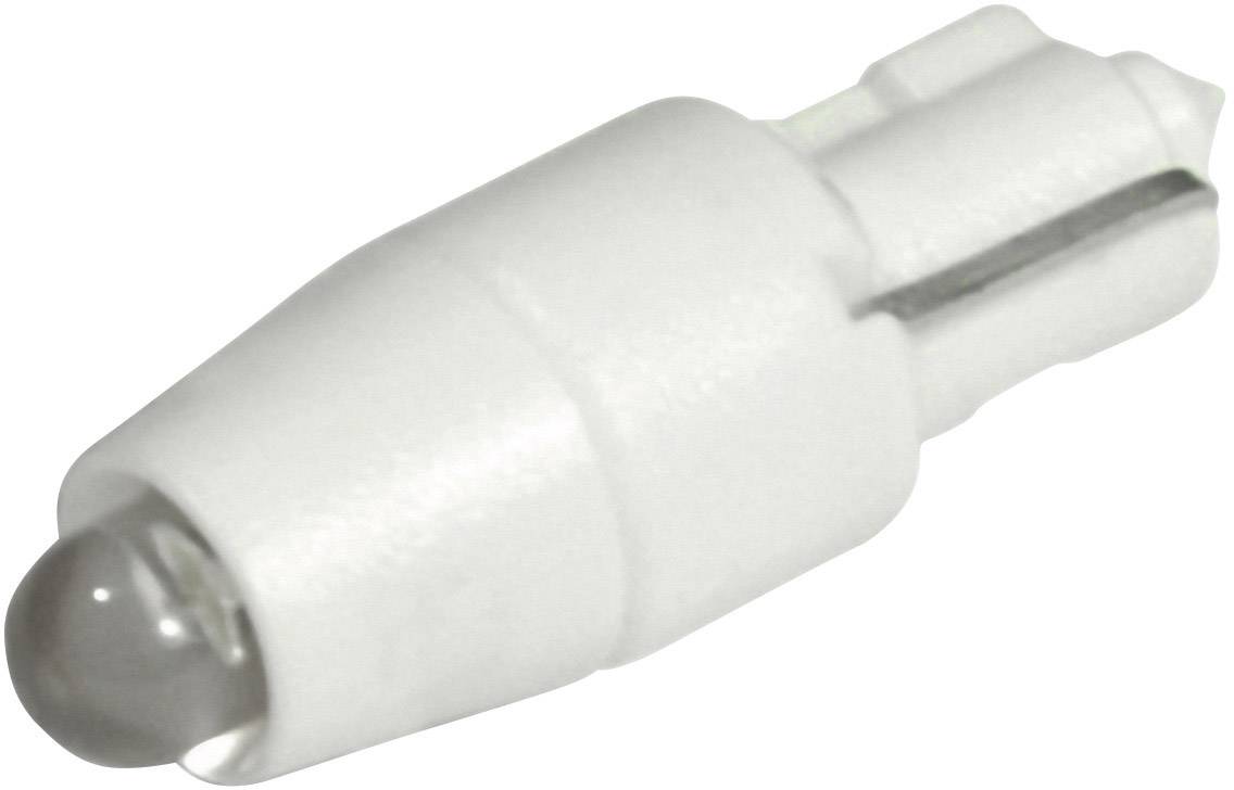 Lampe LED blanche de forme cylindrique, mince et compacte, avec un dôme transparent. Adaptée aux petits éclairages et aux applications électroniques.