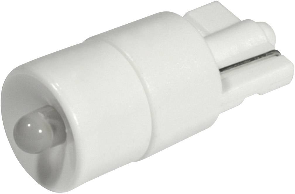 Lampe LED blanche en douille T10, souvent utilisée dans les véhicules pour l'éclairage intérieur ou les feux de position.