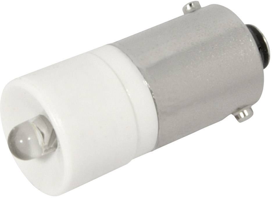 Une petite ampoule LED avec un boîtier blanc et argenté, communément utilisée comme source lumineuse dans les appareils électroniques.