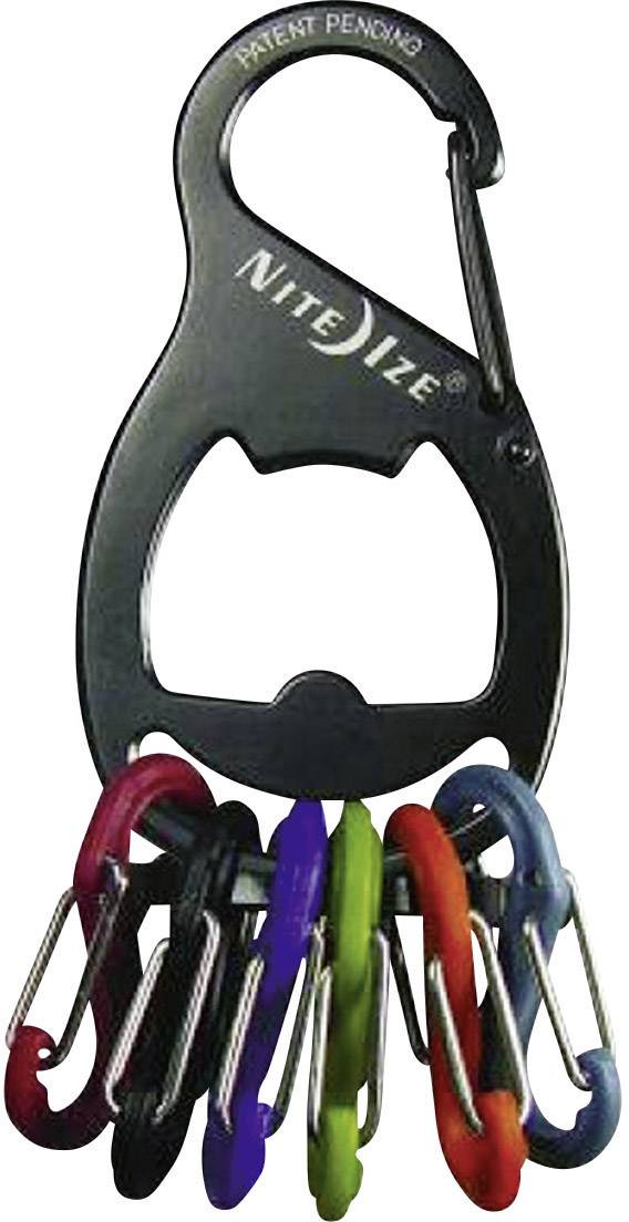Mousqueton pour clé NITE Ize NI-KRB-03-01 noir 1 pc(s)