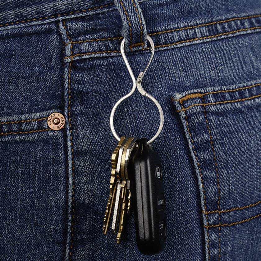 Clip pour clé NITE Ize NI-KIC-11-R3 acier inoxydable 1 pc(s)