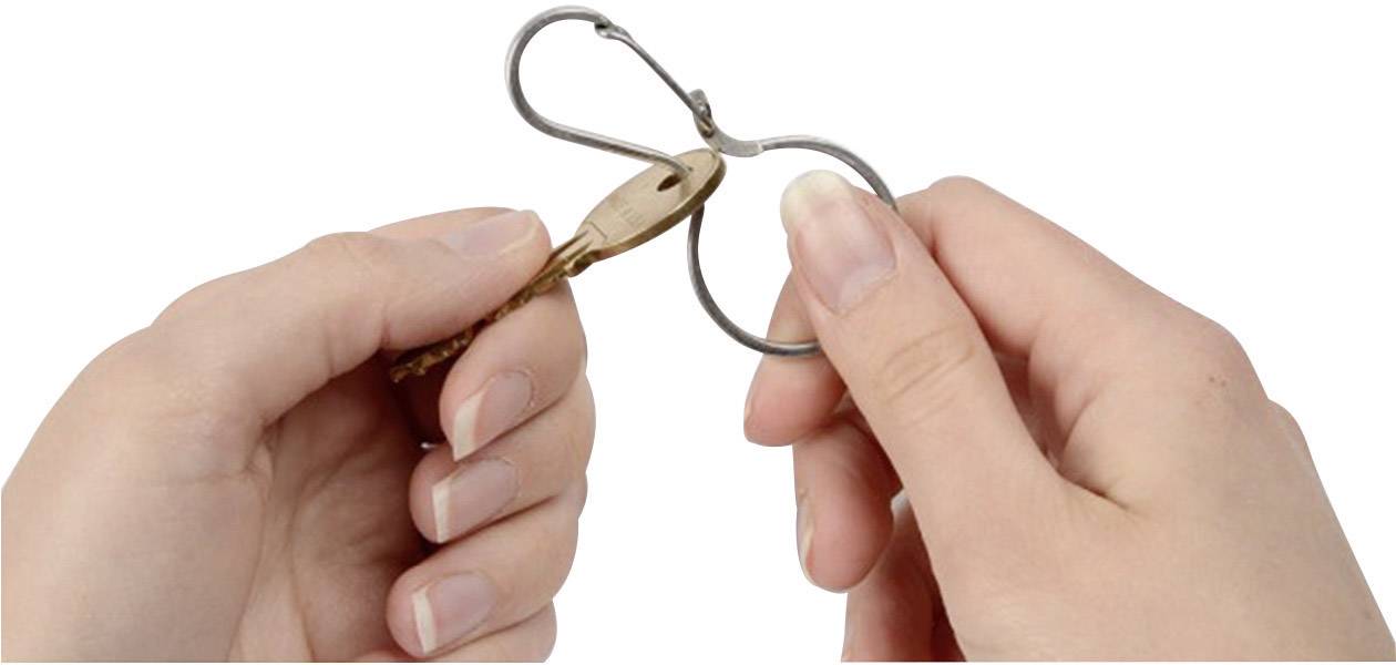 Clip pour clé NITE Ize NI-KIC-11-R3 acier inoxydable 1 pc(s)