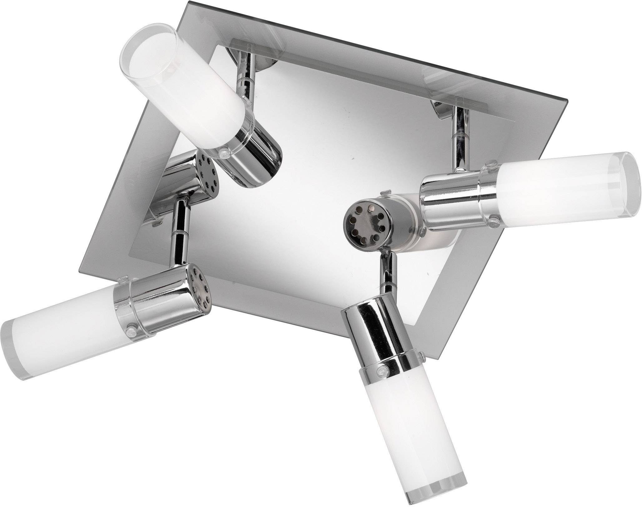 WOFI Marco 9076.04.01.0000 Spot de plafond Ampoule halogène E14 100 W chrome