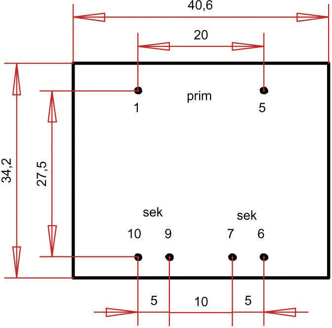 Gerth PTG383602 Transformateur pour circuits imprimés 1 x 230 V 2 x 18 V/AC 3.60 VA 100 mA