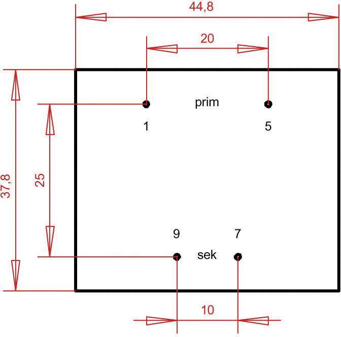 Gerth PT420601 Transformateur pour circuits imprimés 1 x 230 V 1 x 6 V/AC 4.80 VA 800 mA