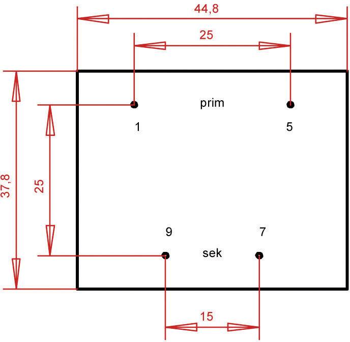 Gerth PTB421201 Transformateur pour circuits imprimés 1 x 230 V 1 x 12 V/AC 5.60 VA 466 mA