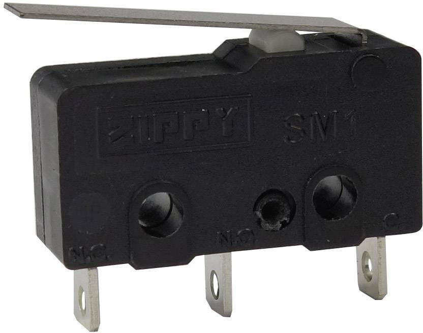 Zippy SM1-N6S-02A0-Z Microrupteur SM1-N6S-02A0-Z 250 V/AC 6 A 1 x On/(On) à rappel