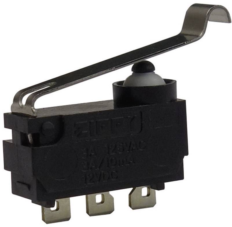Zippy DW-N3S-04A0A-Z Microrupteur DW-N3S-04A0A-Z 12 V/DC 3 A 1 x On/(On) à rappel