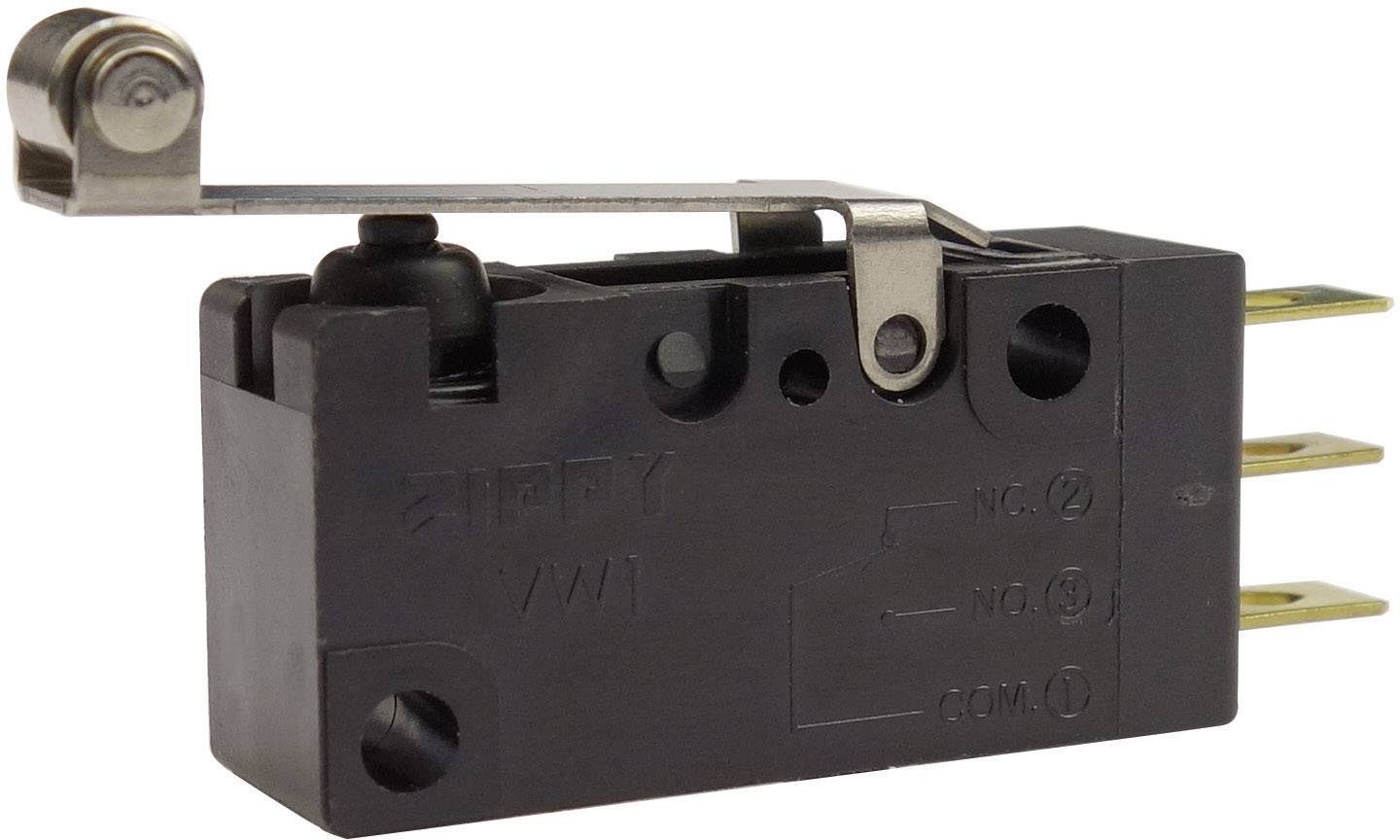 Zippy VW1-10S1-06D3-Z Microrupteur VW1-10S1-06D3-Z 250 V/AC 10 A 1 x On/(On) à rappel 1 pc(s)