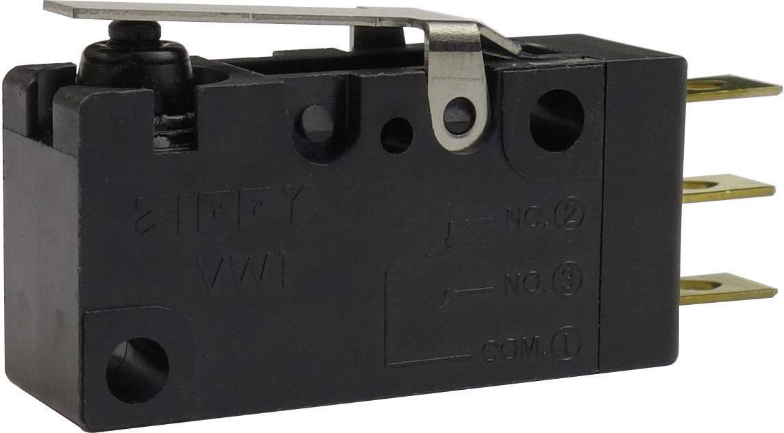 Zippy VW1-P1S1-01D3-Z Microrupteur VW1-P1S1-01D3-Z 250 V/AC 0.1 A 1 x On/(On) à rappel