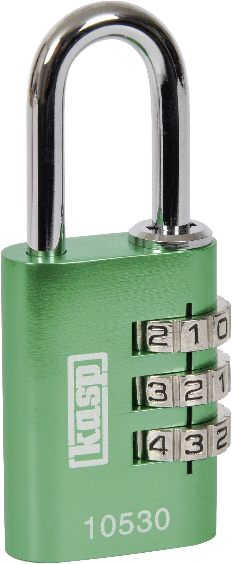 Cadenas Kasp K10530GRED vert avec serrure à combinaison