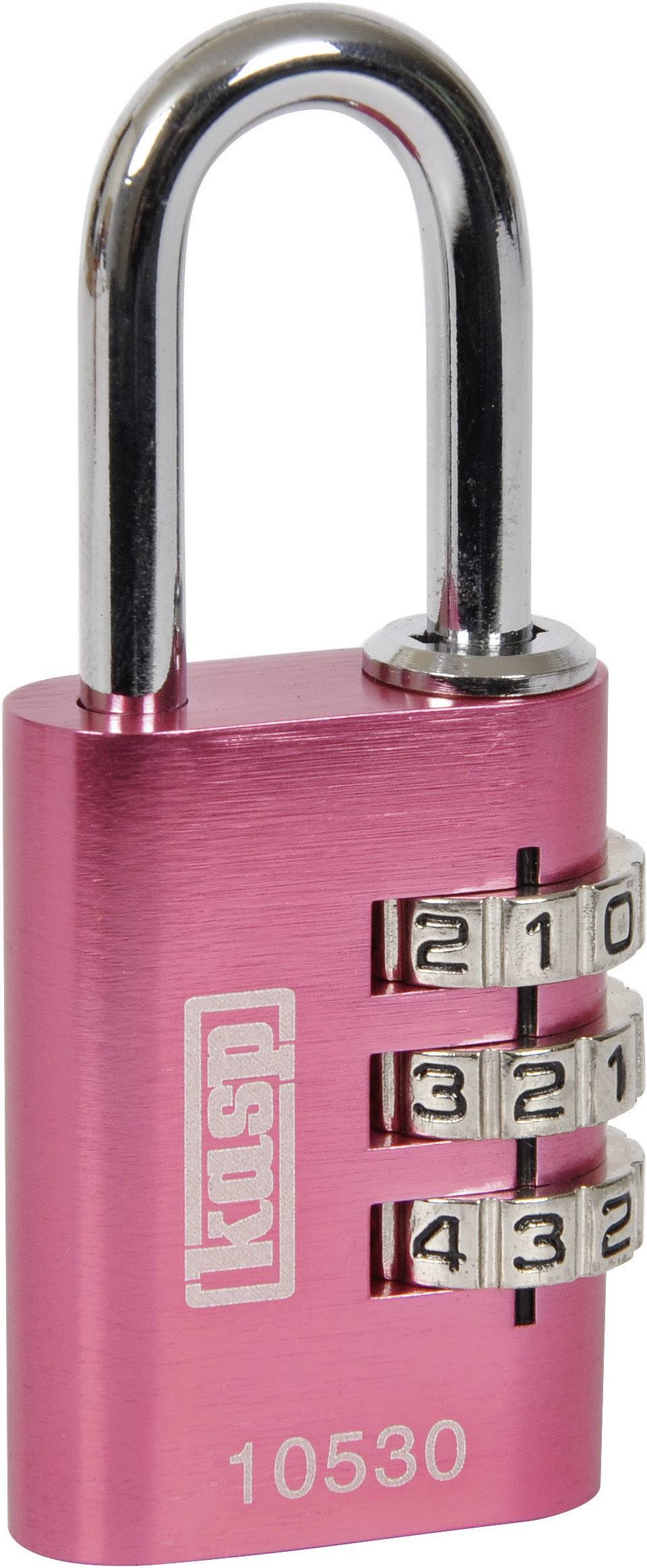 Cadenas Kasp K10530PIND rose avec serrure à combinaison