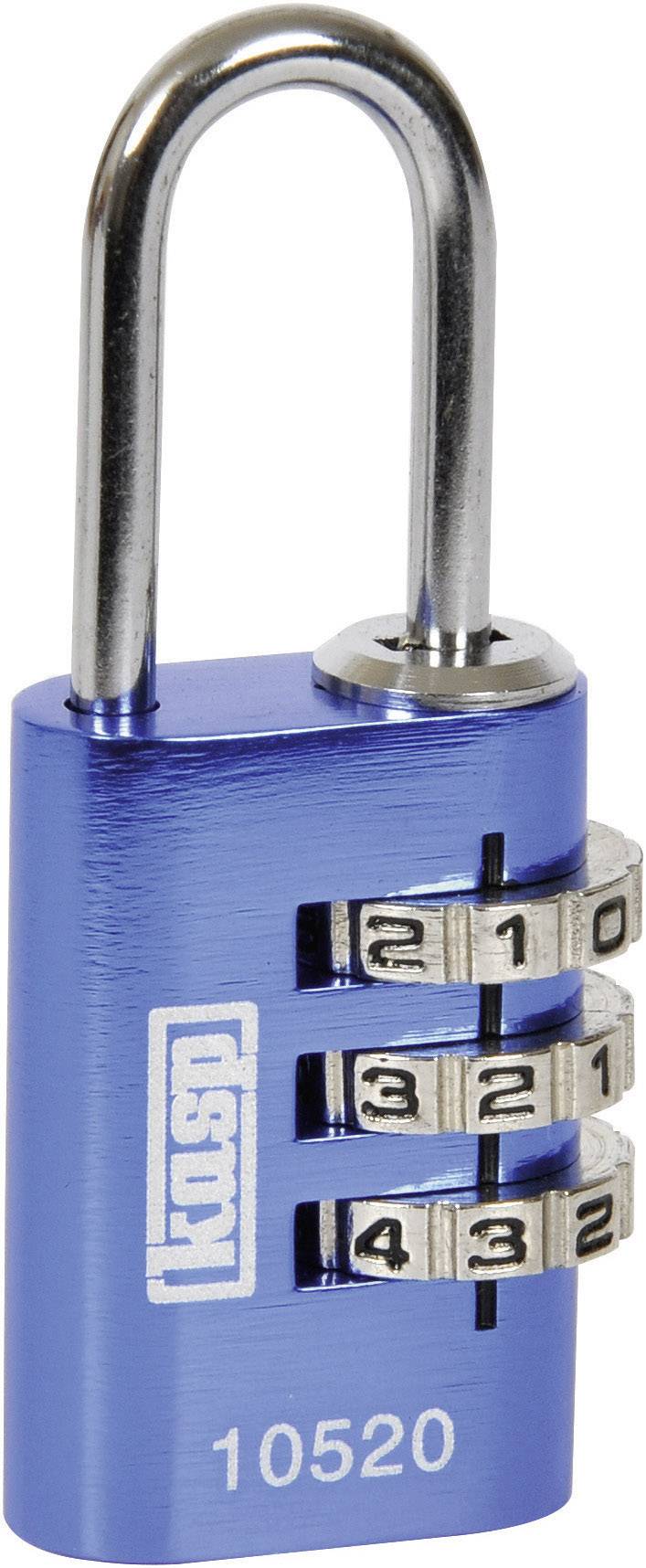 Cadenas Kasp K10520BLUD bleu avec serrure à combinaison