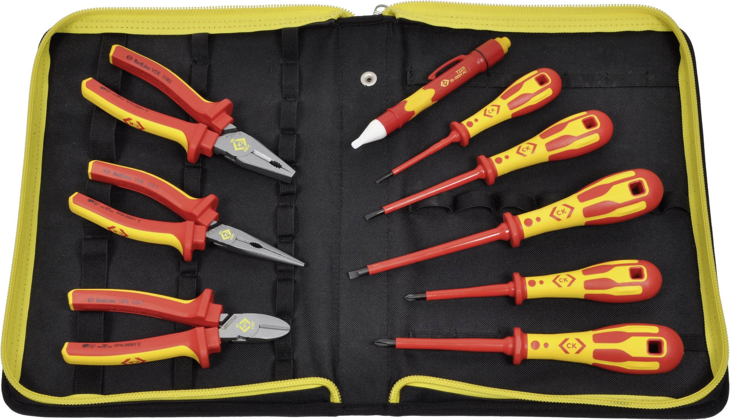 C.K T5954 Jeu d'outils VDE en sacoche 10 pièces