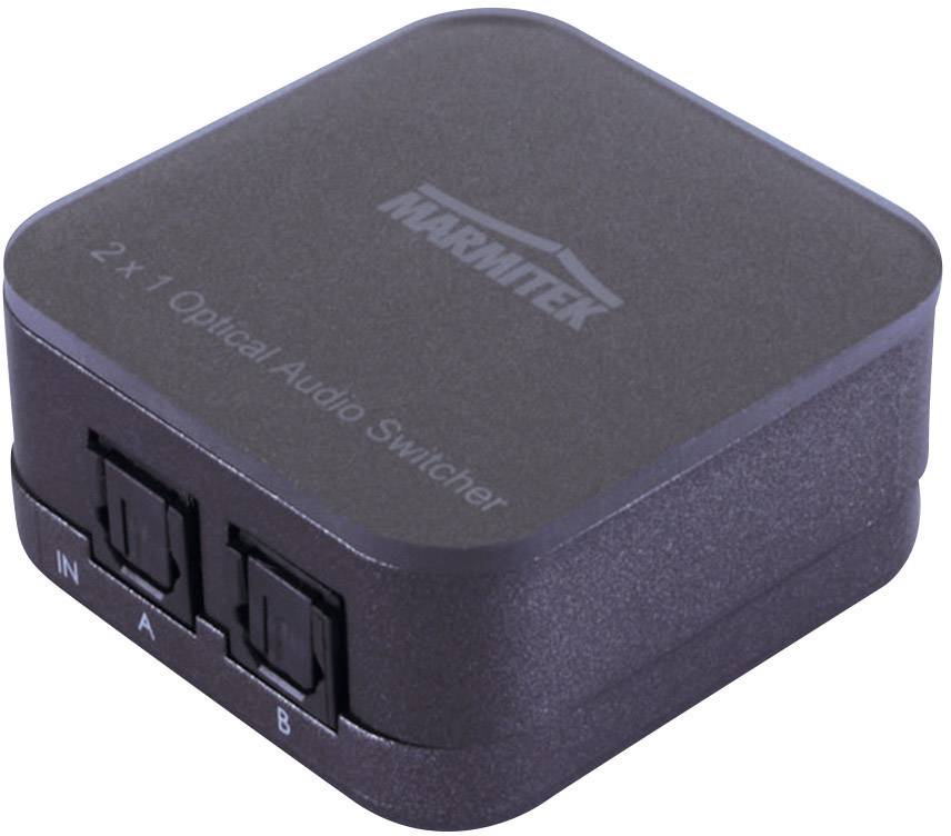 Switch Toslink 2 ports Marmitek 25008202 noir