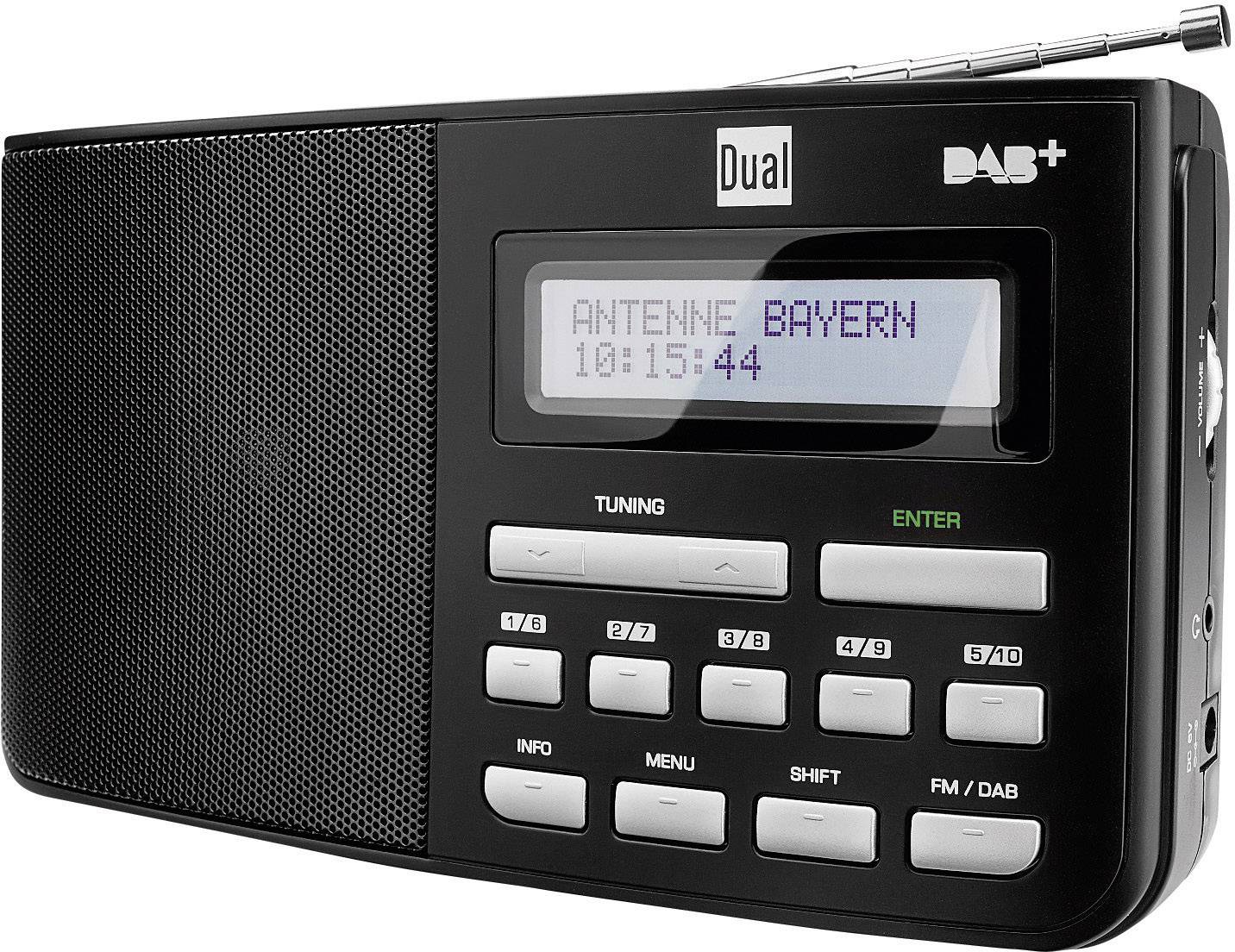 DAB5.2 Radio portative DAB+, FM noir