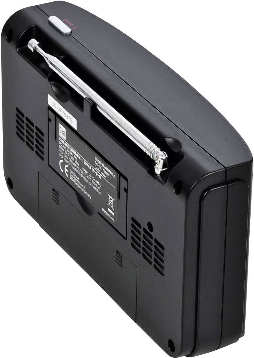 DAB5.2 Radio portative DAB+, FM noir