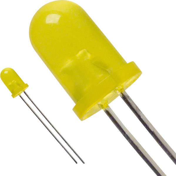 LUMEX SSL-LX5093BYD LED jaune rond 5 mm 20 mcd 60 ° 20 mA 3 V