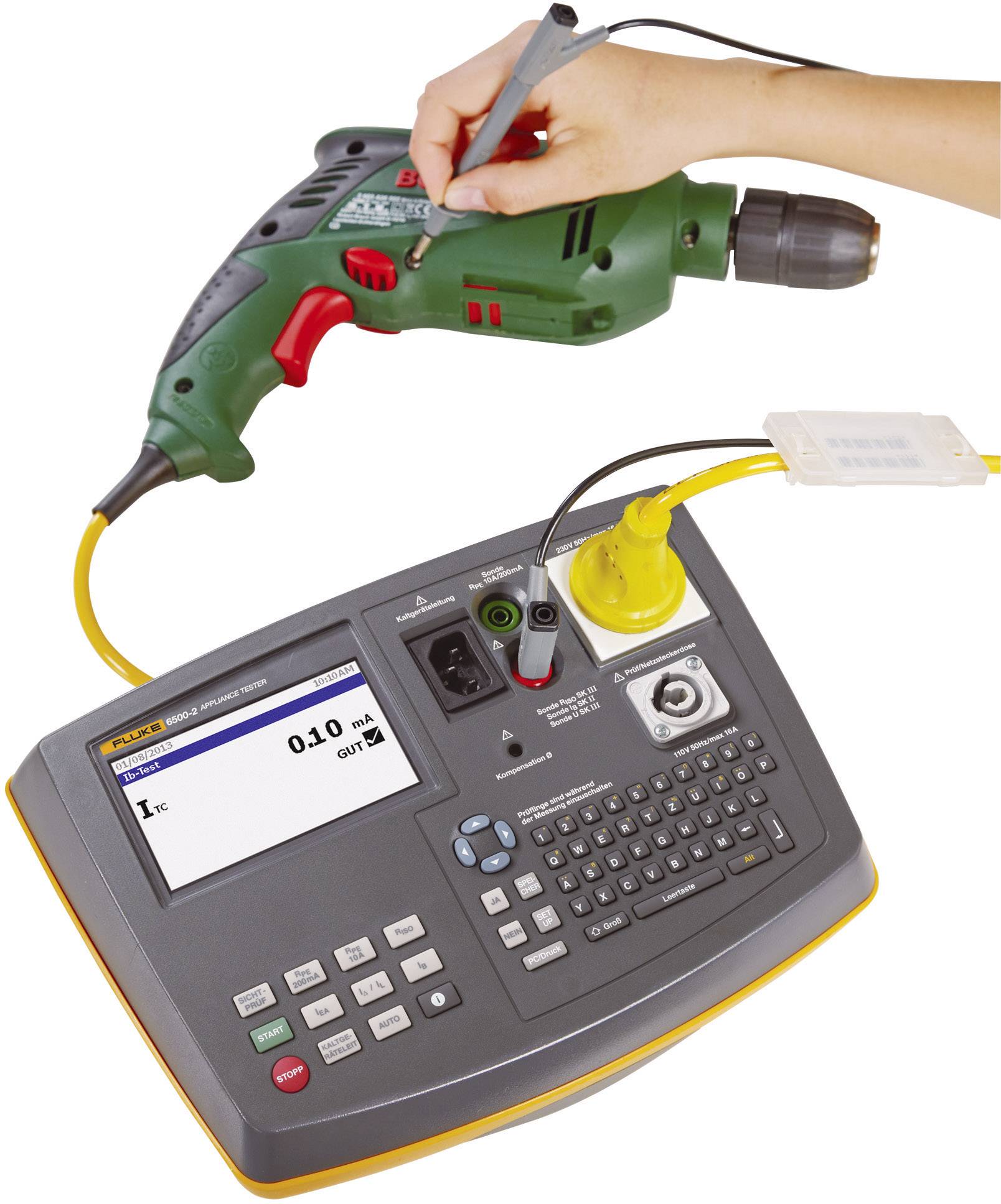 Fluke 6500-2 Testeur d'installation Norme VDE 0413