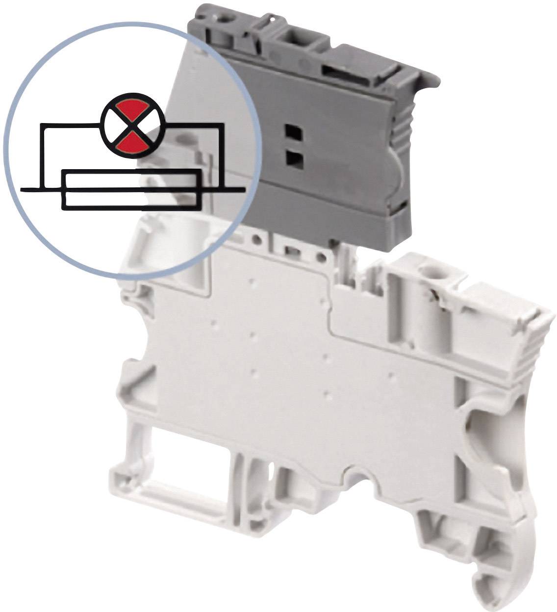 Bloc de jonction à fusibles ABB ZS4-SF-R1 1SNK 506 412 R0000 6 mm raccord à vis Affectation: L gris 1 pc(s)