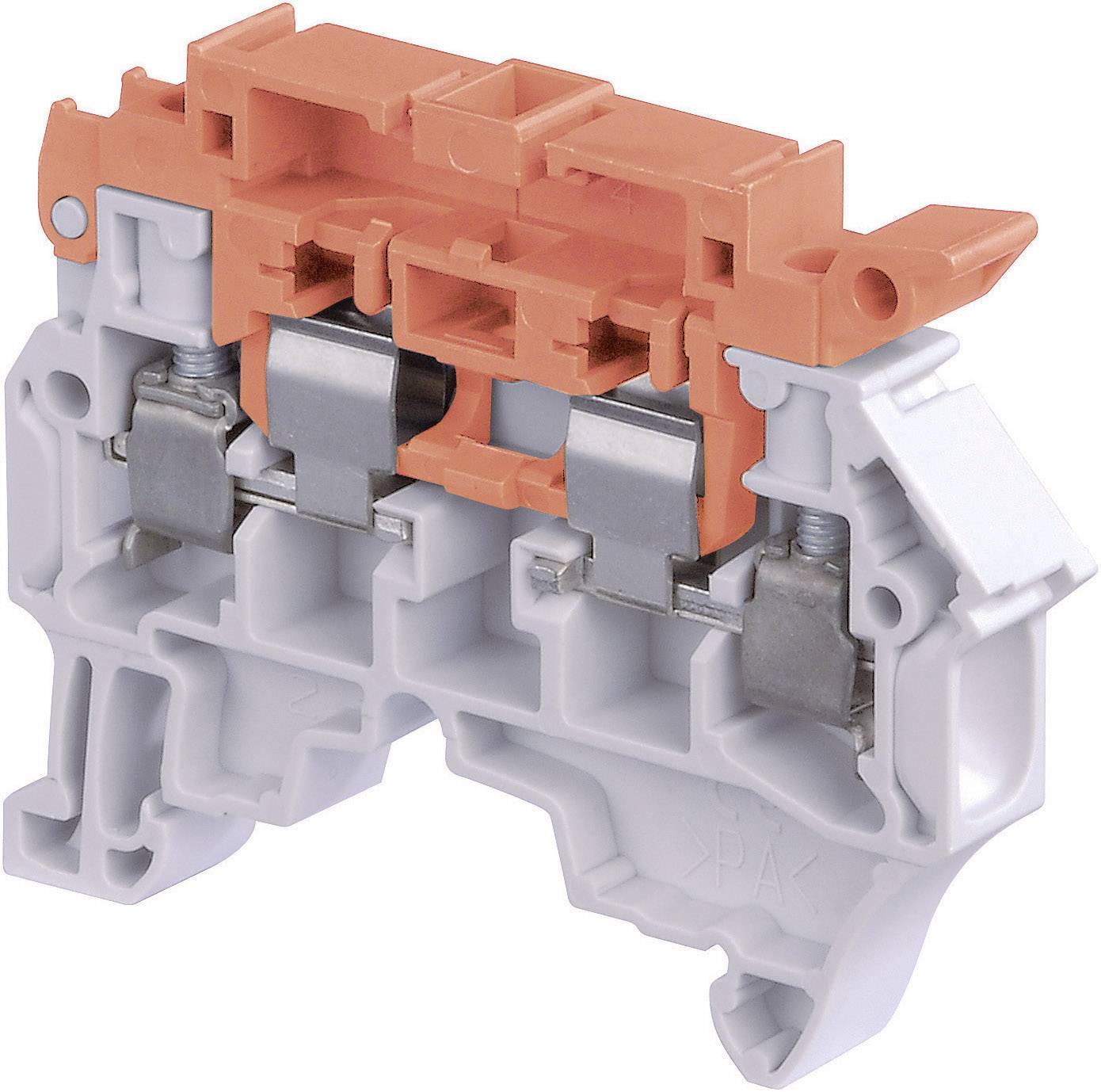 Bloc de jonction à fonction ABB ZS4-S-R3 1SNK 508 416 R0000 8 mm raccord à vis gris, orange