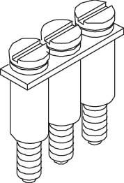 Barrette de jonction 3 pôles ABB BJM62-3P 1SNA 173 218 R0700