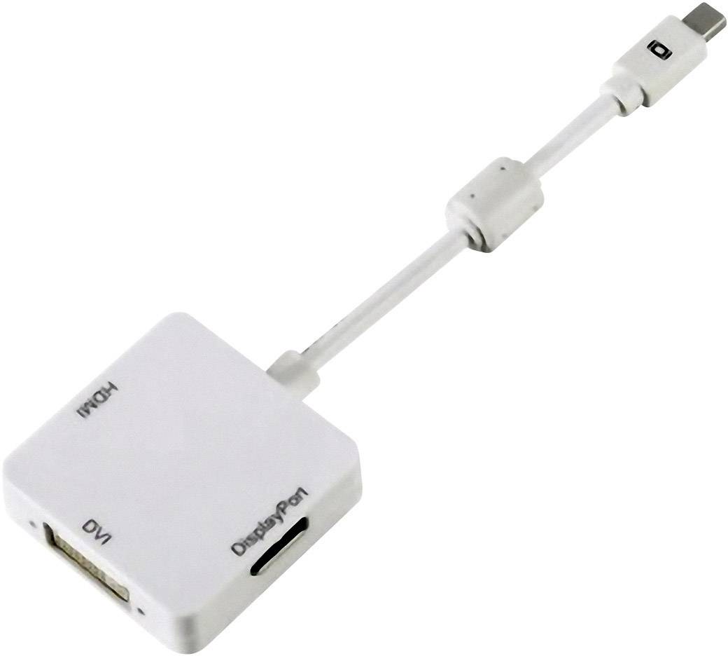 Adaptateur DisplayPort, DVI, HDMI Hama 53245 [1x Mini port Display mâle - 1x HDMI femelle, DVI femelle 24+5 pôles, DisplayPort