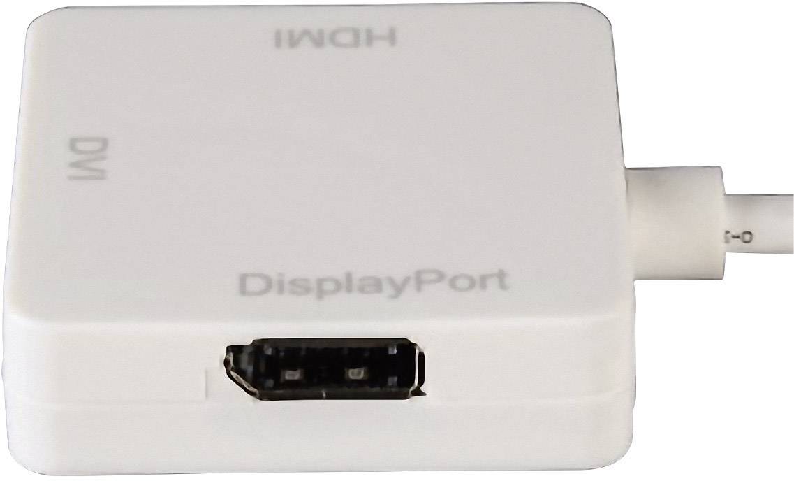 Adaptateur DisplayPort, DVI, HDMI Hama 53245 [1x Mini port Display mâle - 1x HDMI femelle, DVI femelle 24+5 pôles, DisplayPort