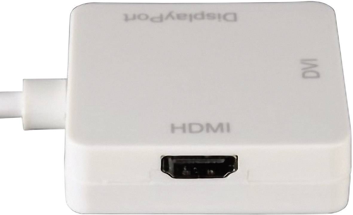 Adaptateur DisplayPort, DVI, HDMI Hama 53245 [1x Mini port Display mâle - 1x HDMI femelle, DVI femelle 24+5 pôles, DisplayPort
