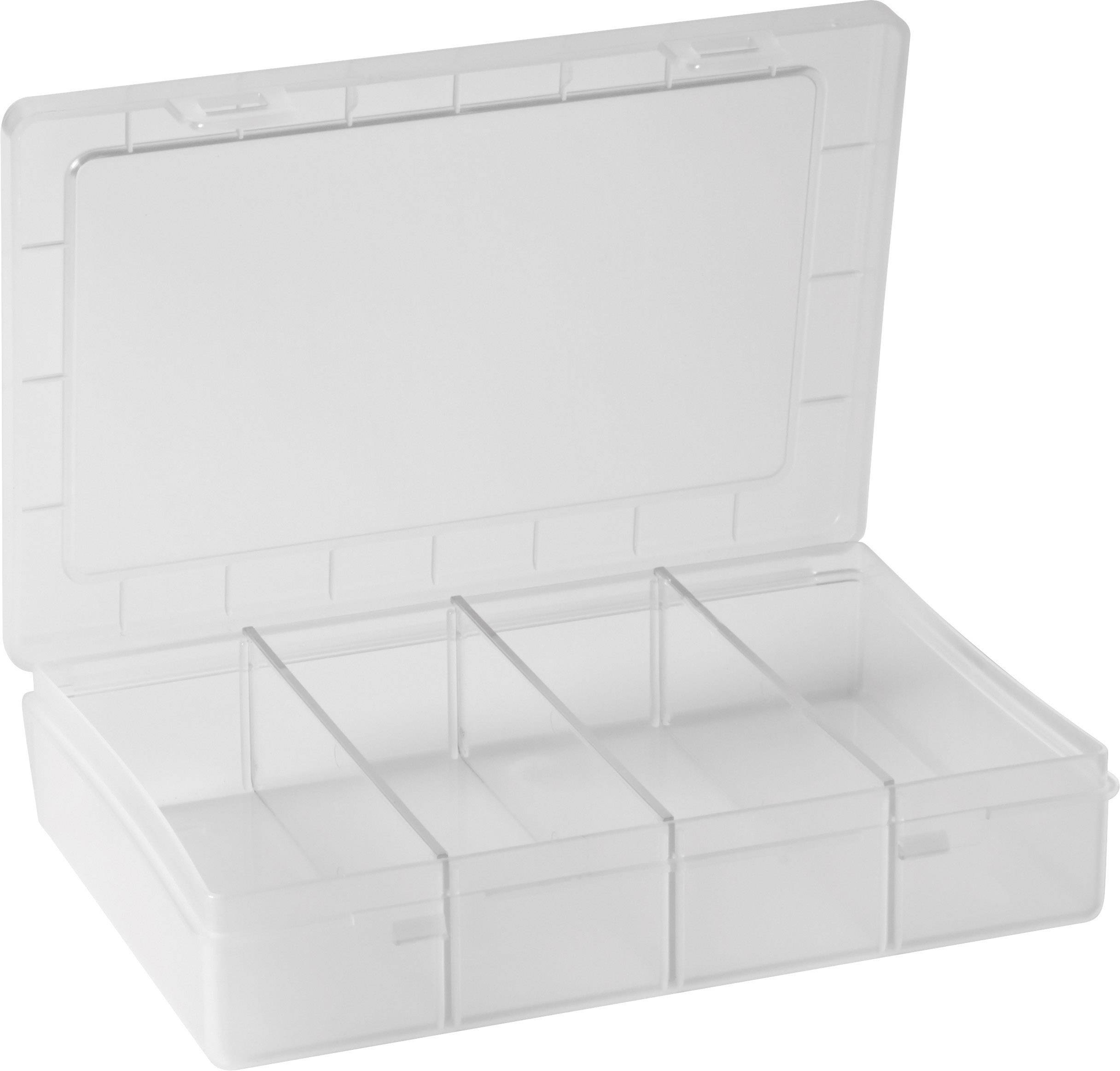 Mallette de rangement séparations fixes Hünersdorff 606020 (L x l x H) 180 x 140 x 40 mm Nombre de compartiments: 1 1 pc(s)