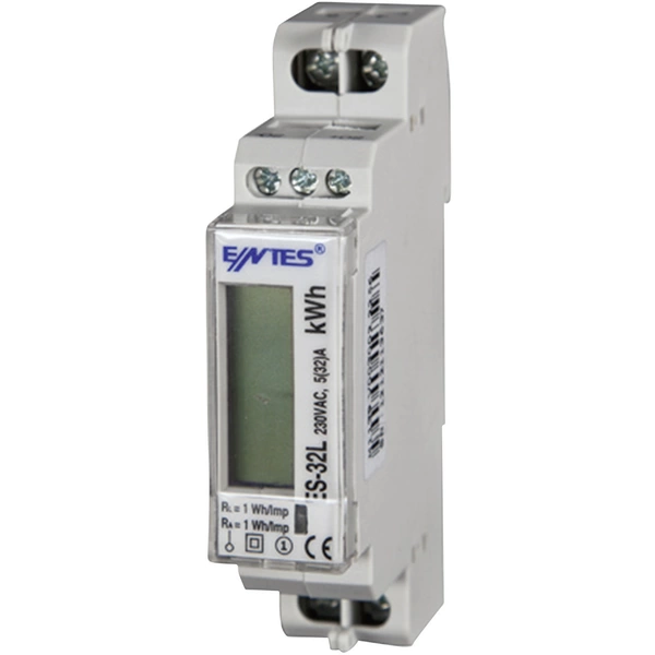 ENTES ES-32L MID Compteur d'énergie monophasé numérique 32 A conformité MID: oui 1 pc(s) ENTES ES-32L MID Compteur d'énergie monophasé numérique 32 A conformité MID: oui 1 pc(s)