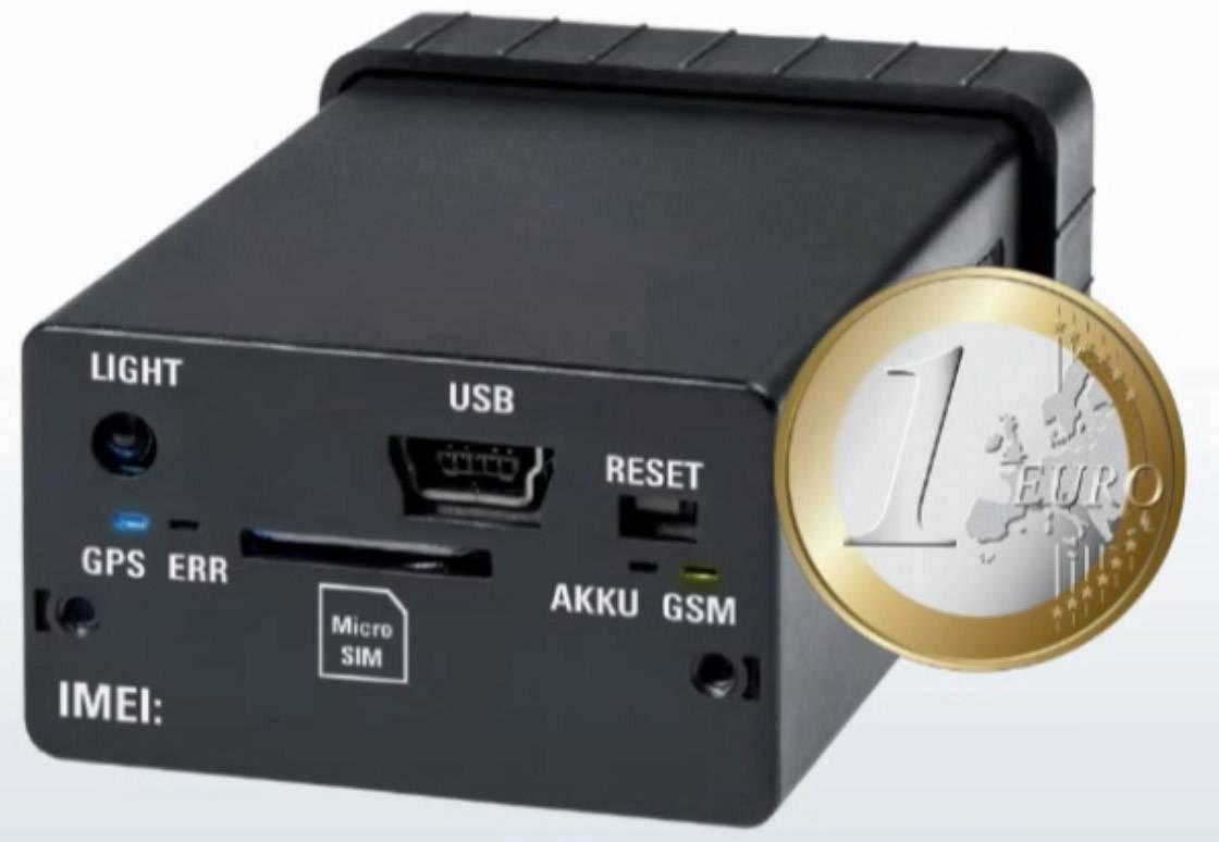 Renkforce Mini-Alarmanlage GX-111 Schwarz mit GPS-Tracking RF-3506043