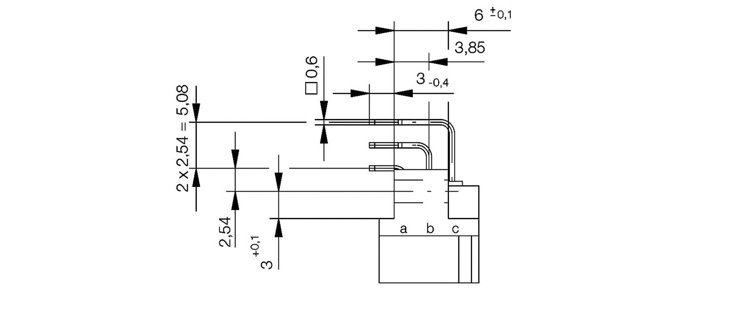 ERNI 364914 Connecteur mâle Nombre total de pôles 64 Nbr de rangées 2
