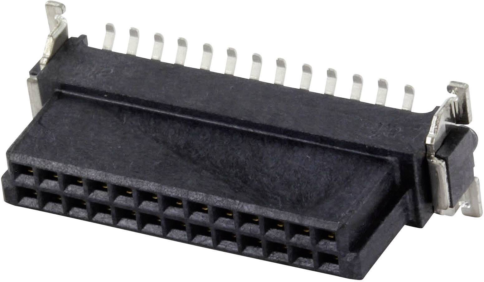 ERNI 154717 Embase à contact SMC Nombre total de pôles 12 Nbr de rangées 2 1 pc(s)