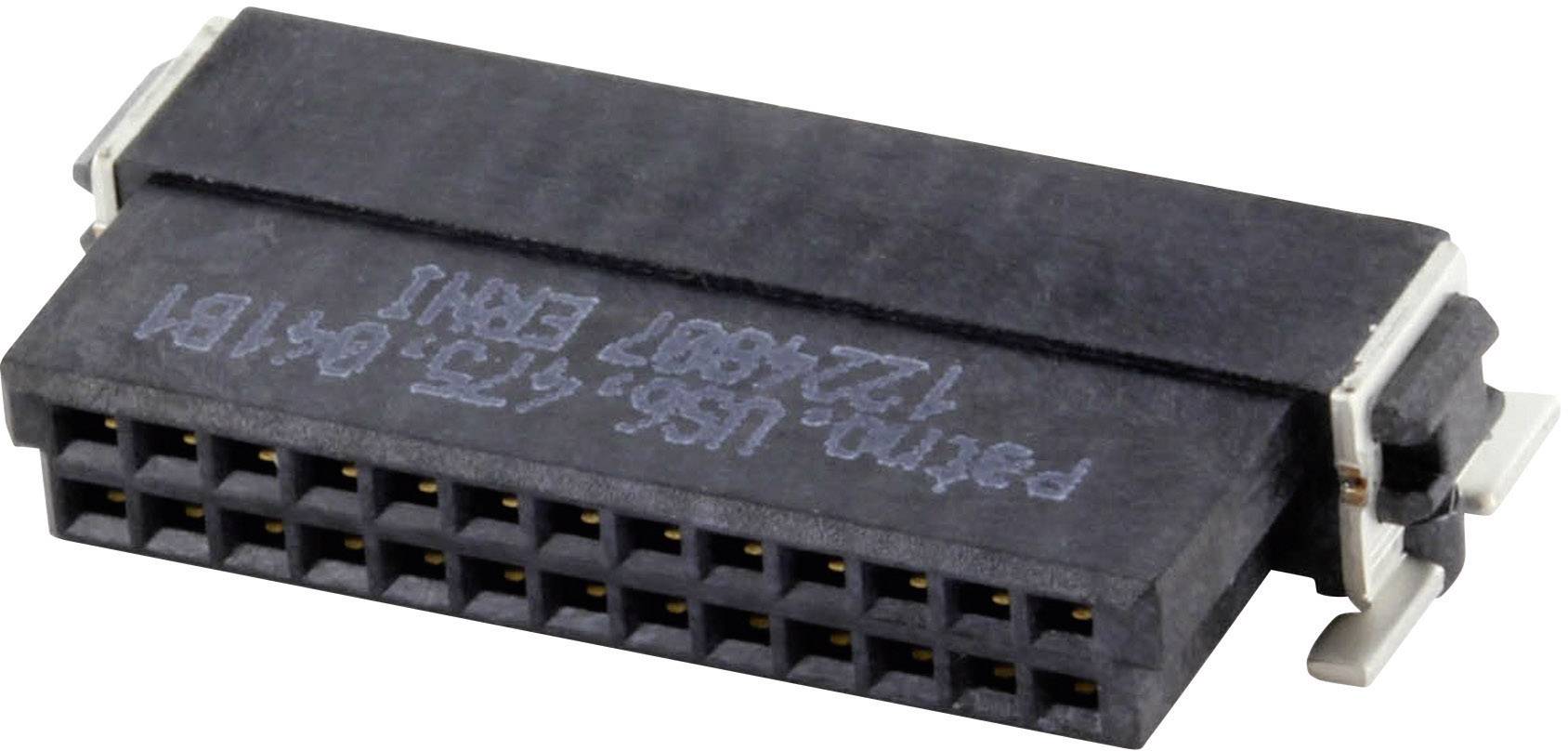 ERNI 154741 Embase à contact SMC Nombre total de pôles 26 Nbr de rangées 2 1 pc(s)