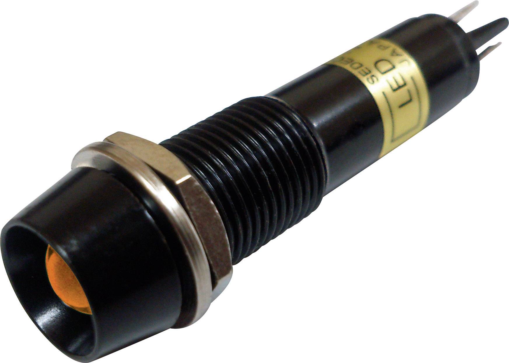 Voyant de signalisation LED Sedeco BD-0901B-12 orange 12 V/DC 1 pc(s)