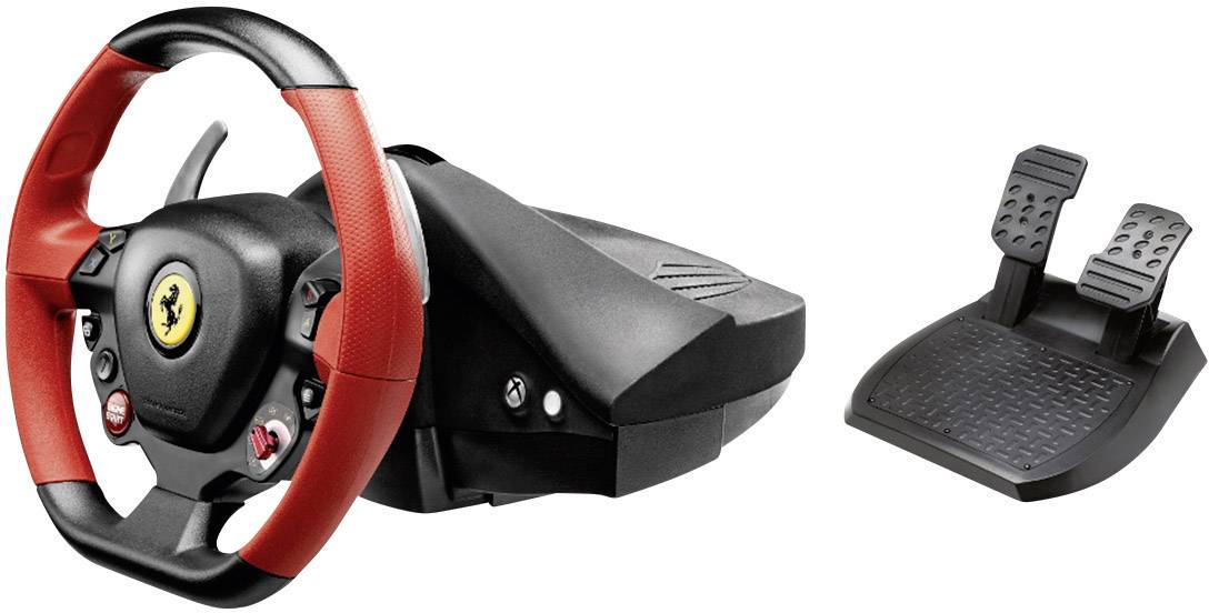 Thrustmaster Ferrari 458 Spider Volant Xbox One noir avec pédales