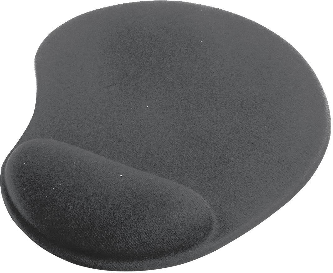 Tapis de souris avec repose-poignet ednet Mauspad noir